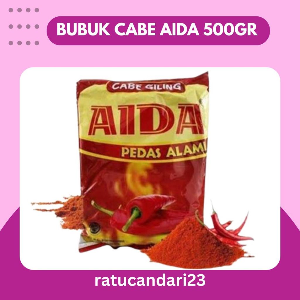 

Aida cabe giling bubuk 500gram