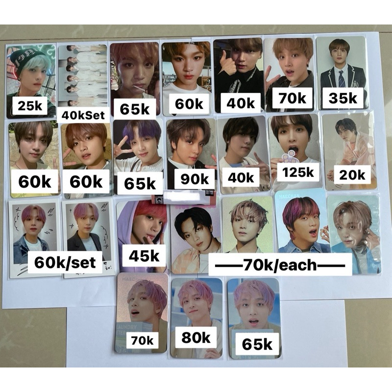 [READY] PC PHOTOCARD Haechan hc lee nct dream 127 u holo hologram 2 baddies luggage sticker hot sauc