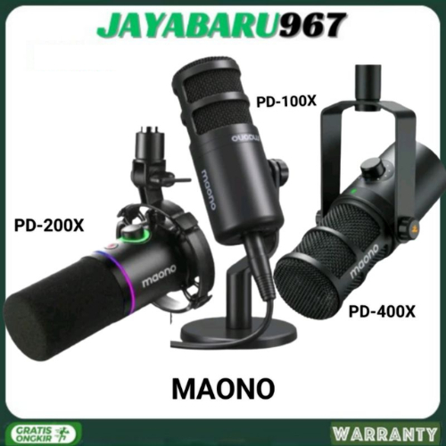 MAONO AU-PD400X,PD-100X,PD-200X MICROPHONE DYNAMIC PODCASTER