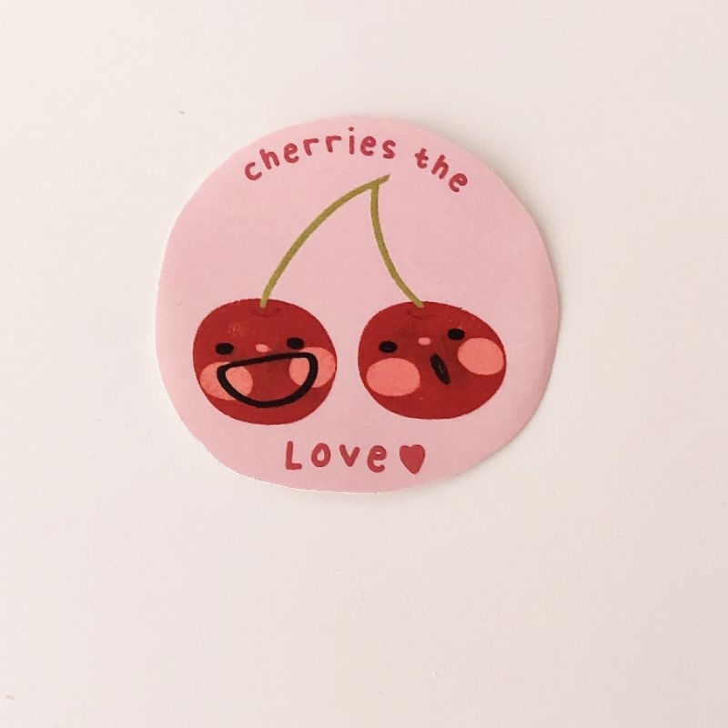 

Cherries The Love Sticker