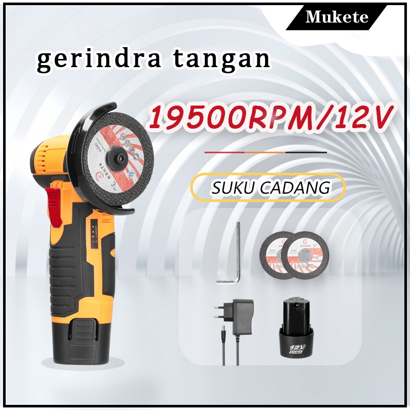 Mukete 500W/19500RPM gerindra tangan  gerinda bekas grinda tangan mesin gerinda  Gerinda berkualitas