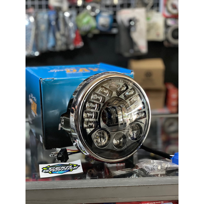 Daymaker 19 Led 7 Inch set Batok Ninja SS R - Lampu daymaker 19 led 7 inch DAY