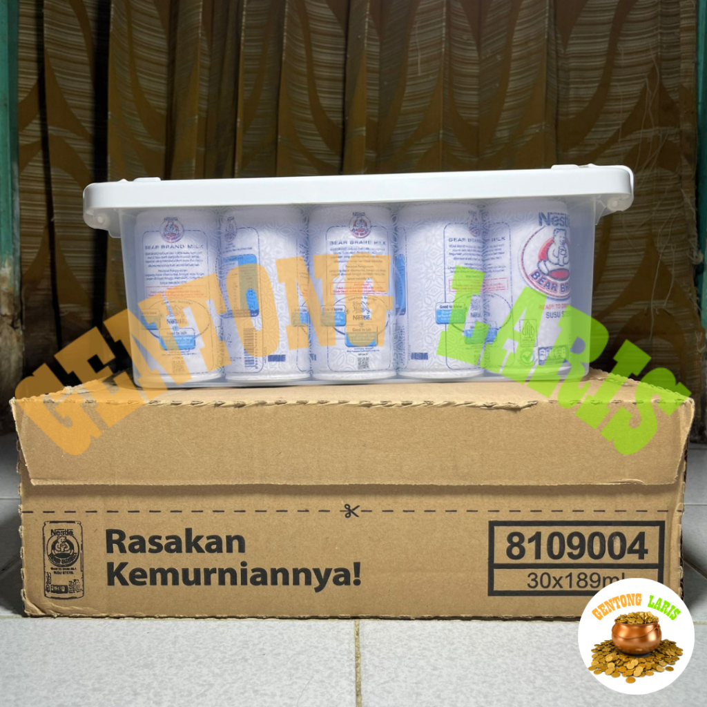 

[GRATIS CONTAINER] Susu Beruang Bear Brand 1 karton/dus (3(10x189mL))