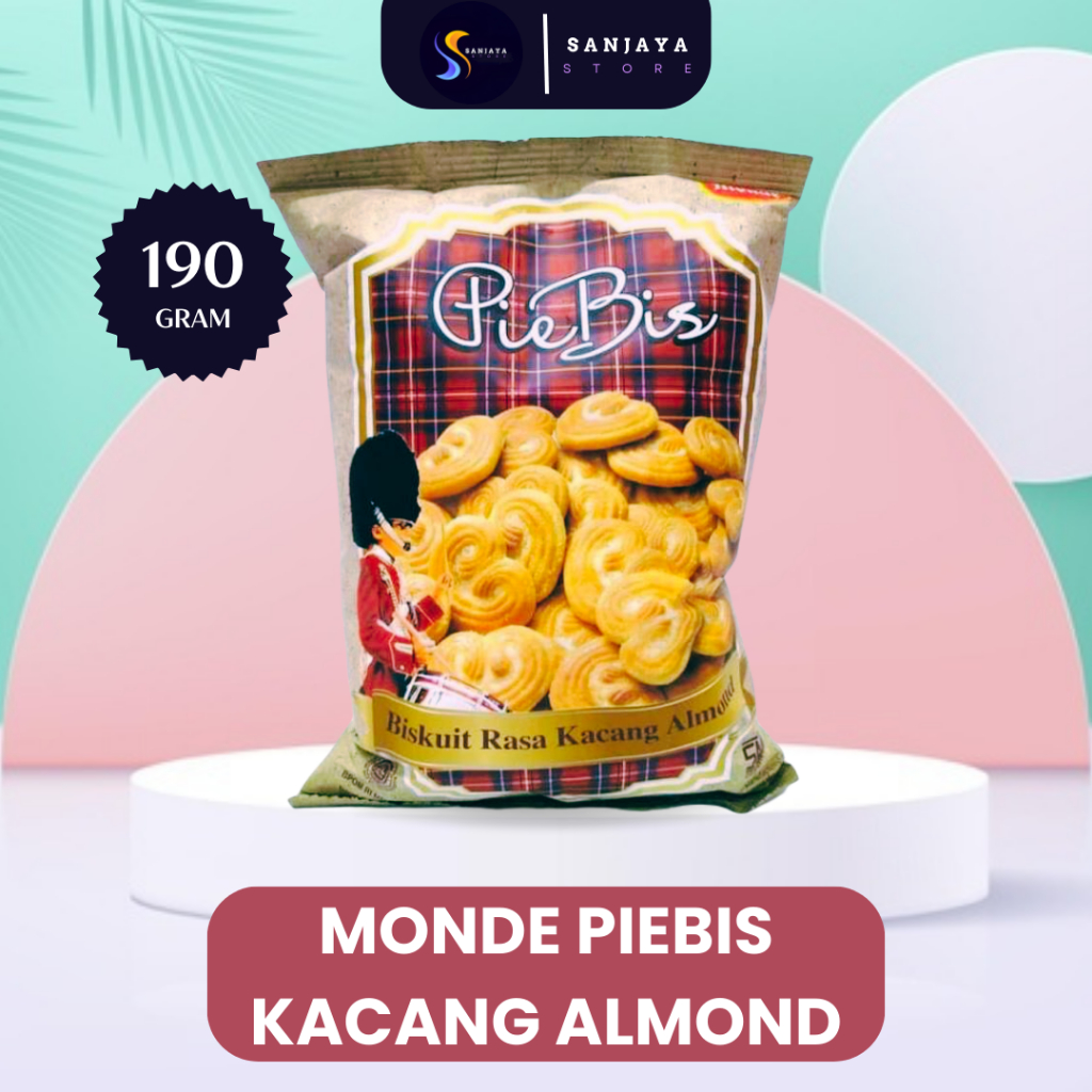 

Monde Pie Bis Kacang Almond 190 gr