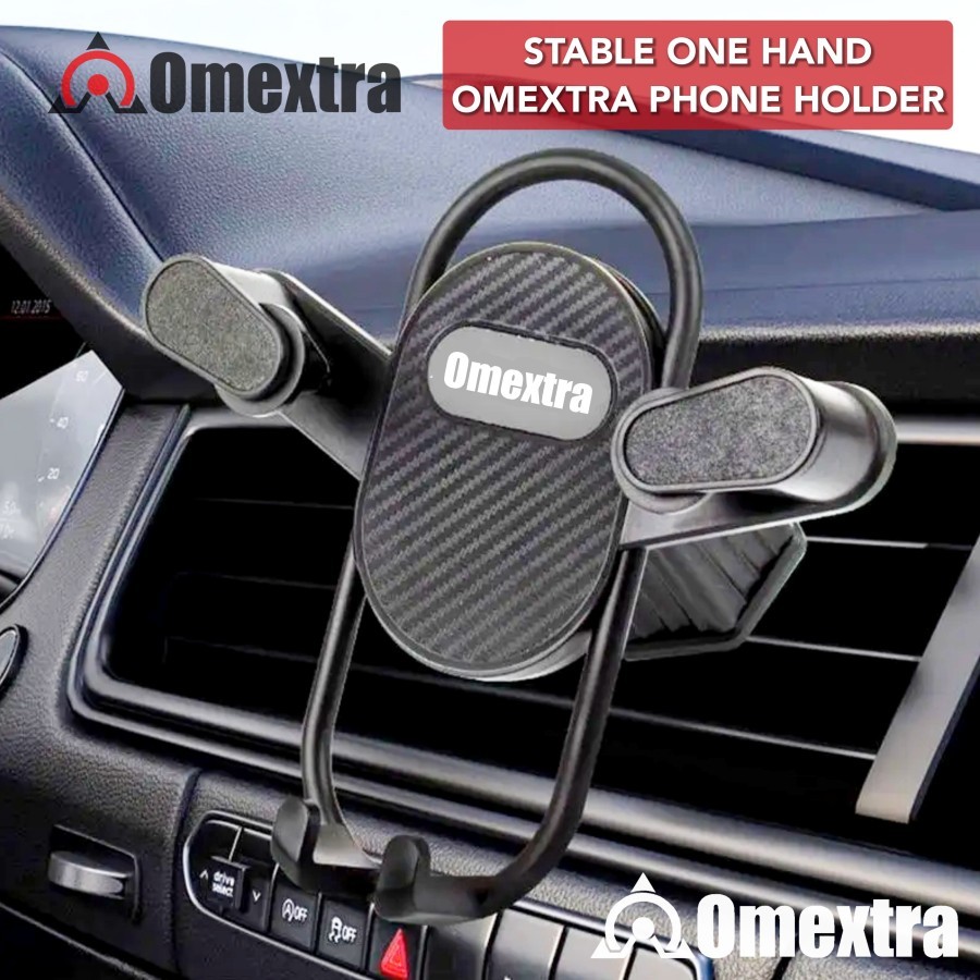 Car Phone Holder One Hand Operation Tempat Hp Mobil Omextra Anti Slip car phone holder tempat hp