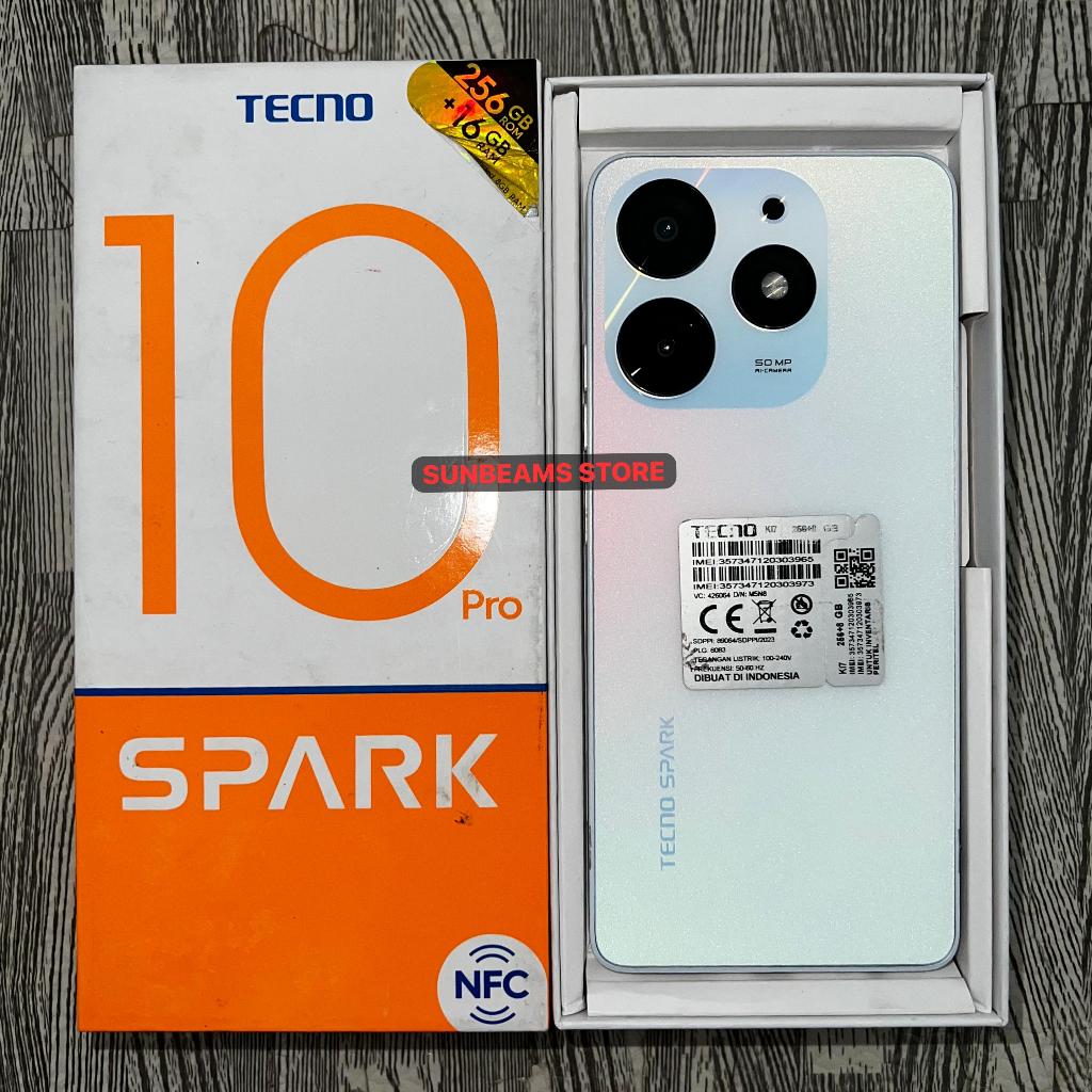 Tecno Spark 10 Pro NFC 8/128 8/256 Second Fullset Bekas RESMI