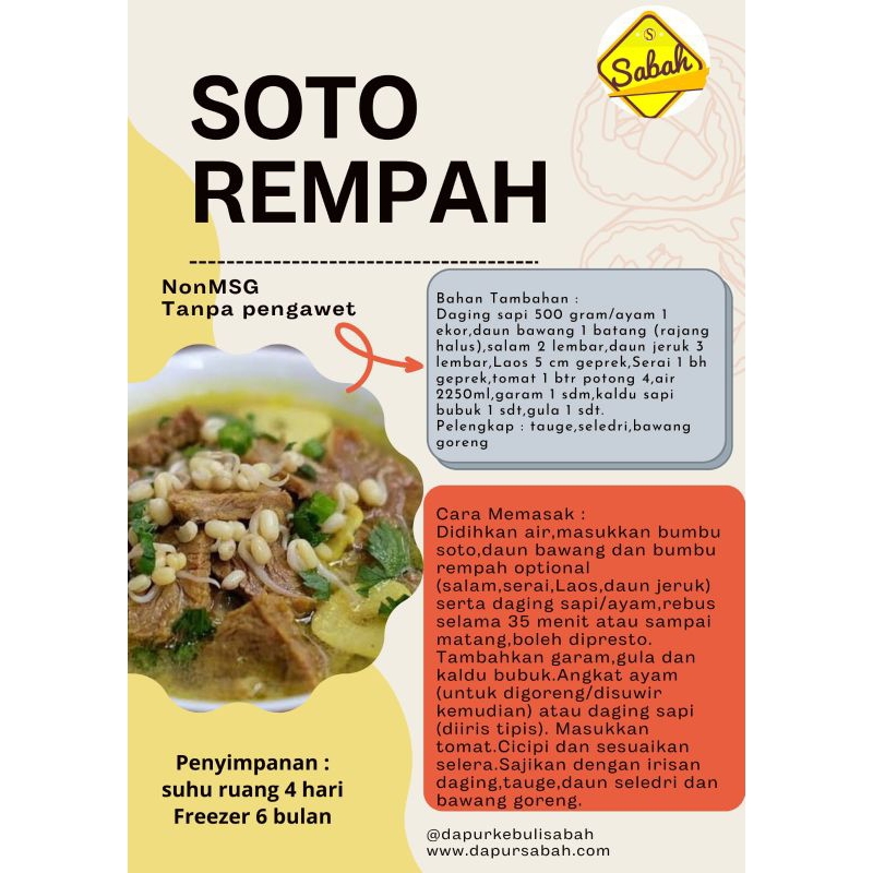 

Bumbu Soto Rempah