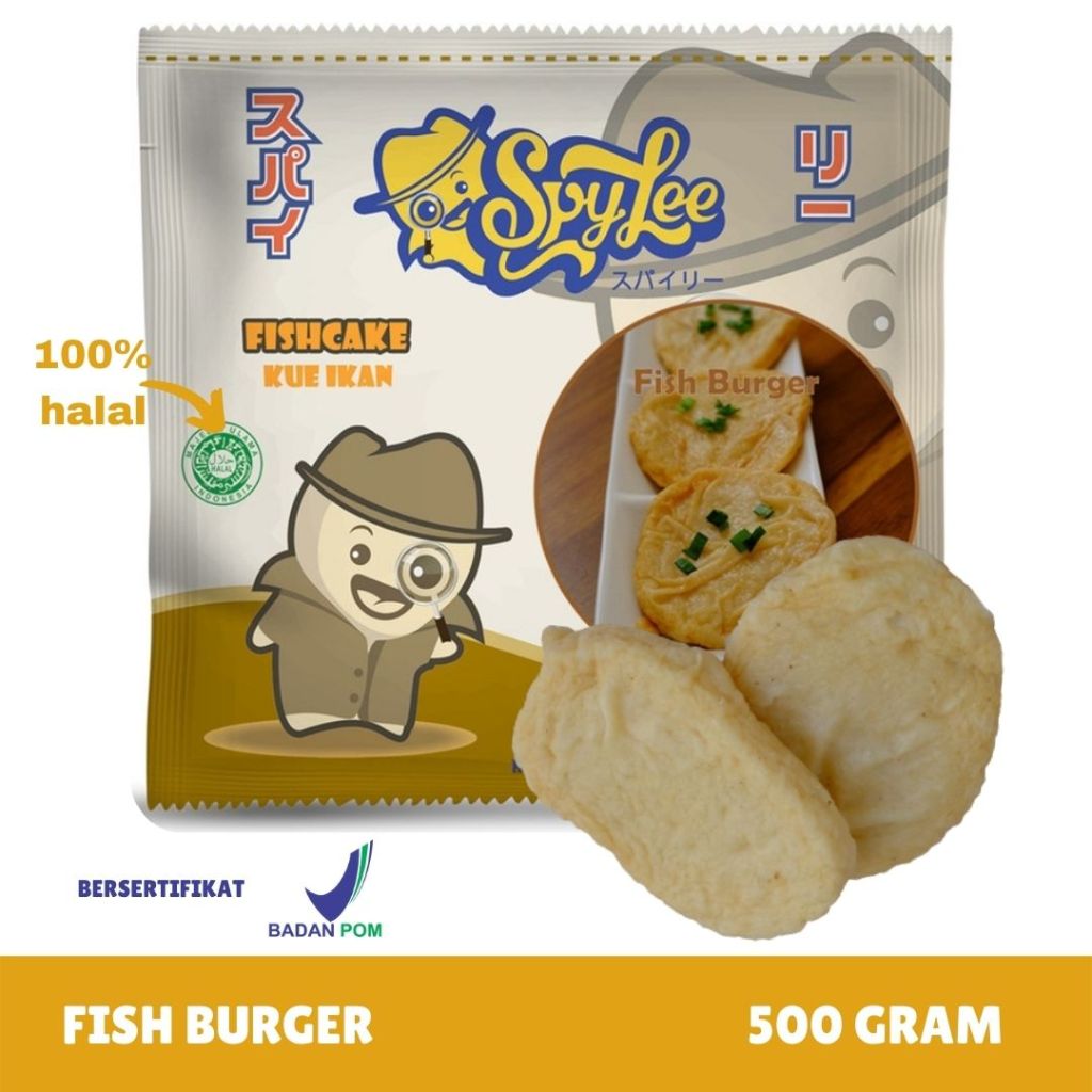 

Spylee Bakso Ikan Fish Burger 500gr / Seafood 22