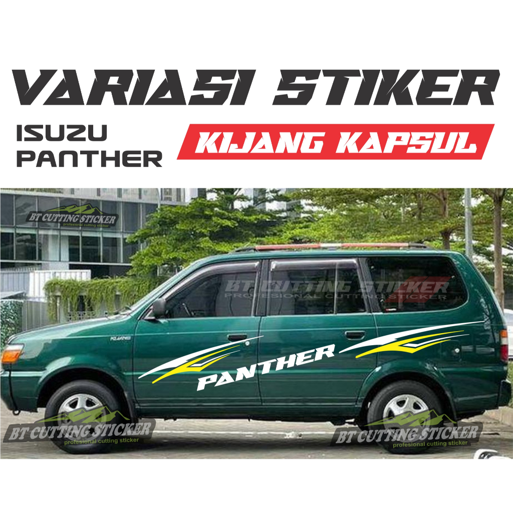 stiker kijang kapsul stiker mobil isuzu panther sticker variasi kijang kapsul