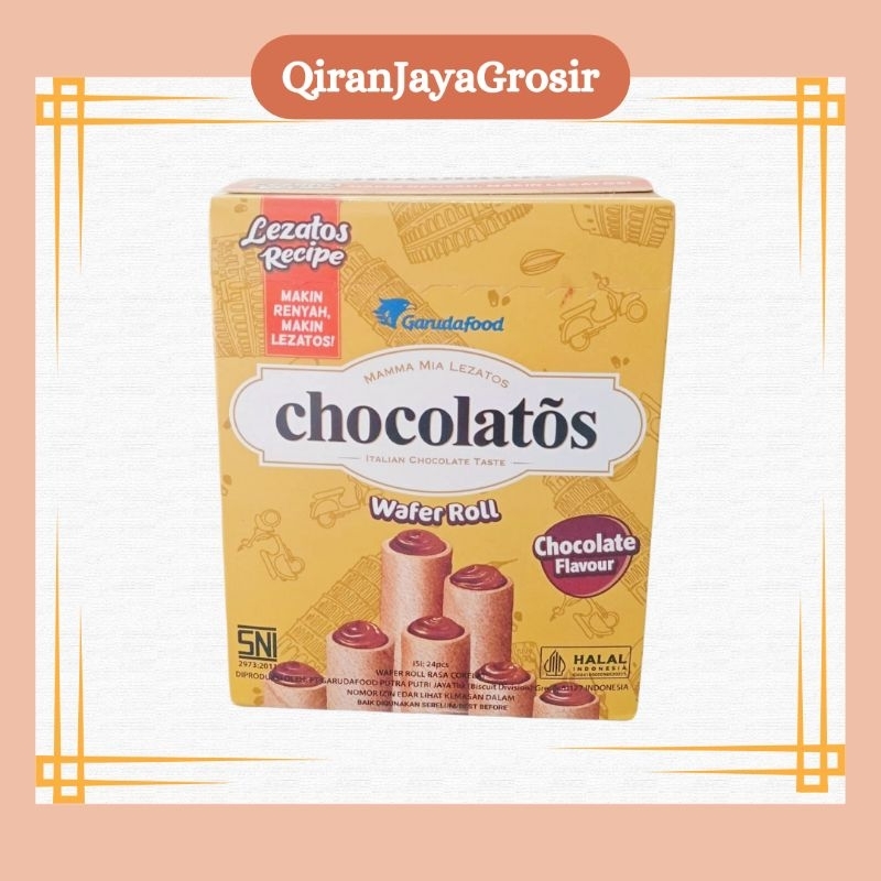 

Chocolatos Wafer Roll Isi 24Pcs