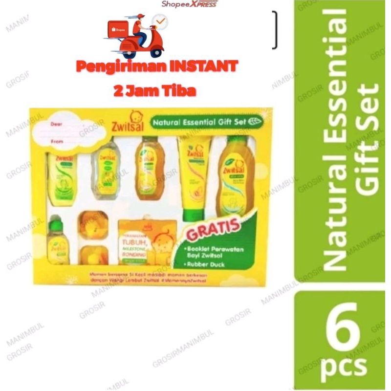 paket lengkap Zwitsal kado isi 6