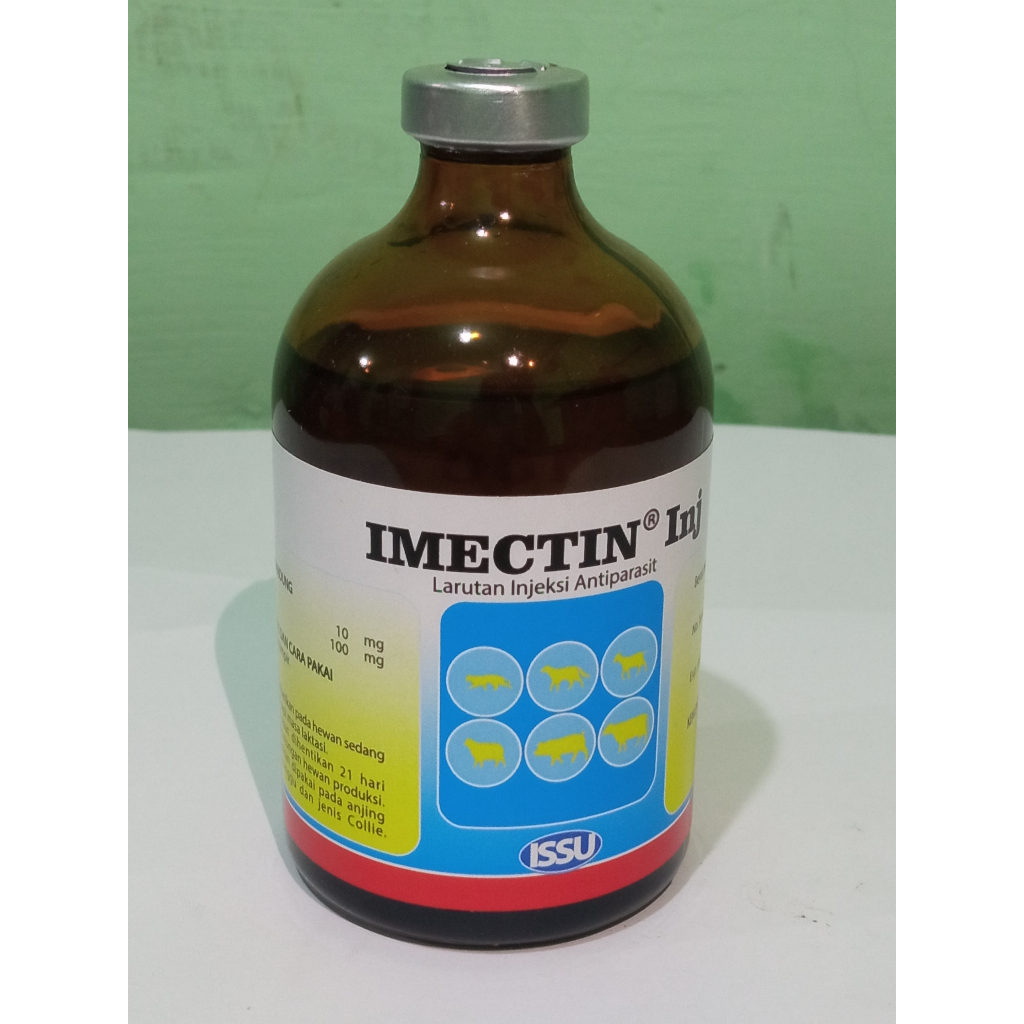 IMECTIN INJ 100ML - Obat Ektoparasit dan Endoparasi Lebih Murah dari Ivomec Super maupun Intermectin
