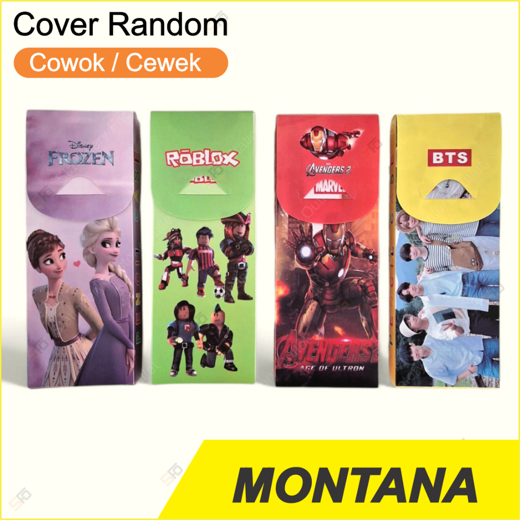 

Kotak Pensil Plastik Montana UF-01 - Pencil Case Rakit