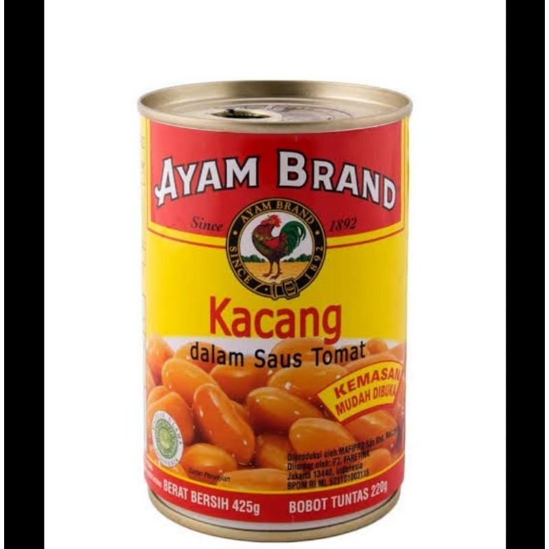 

Ayam Brand BAKED BEANS 425gram / Kacang panggang saus tomat