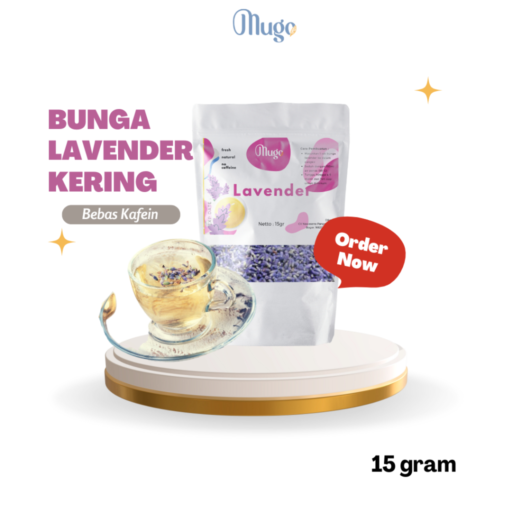 

Dried Lavender Tea| Teh Bunga Lavender Wangi Premium 15gr