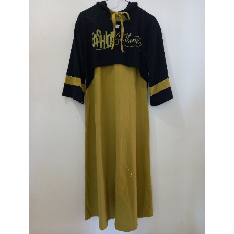 GAMIS DRESS WANITA KAOS | JUBAH MUSLIMAH MODERN