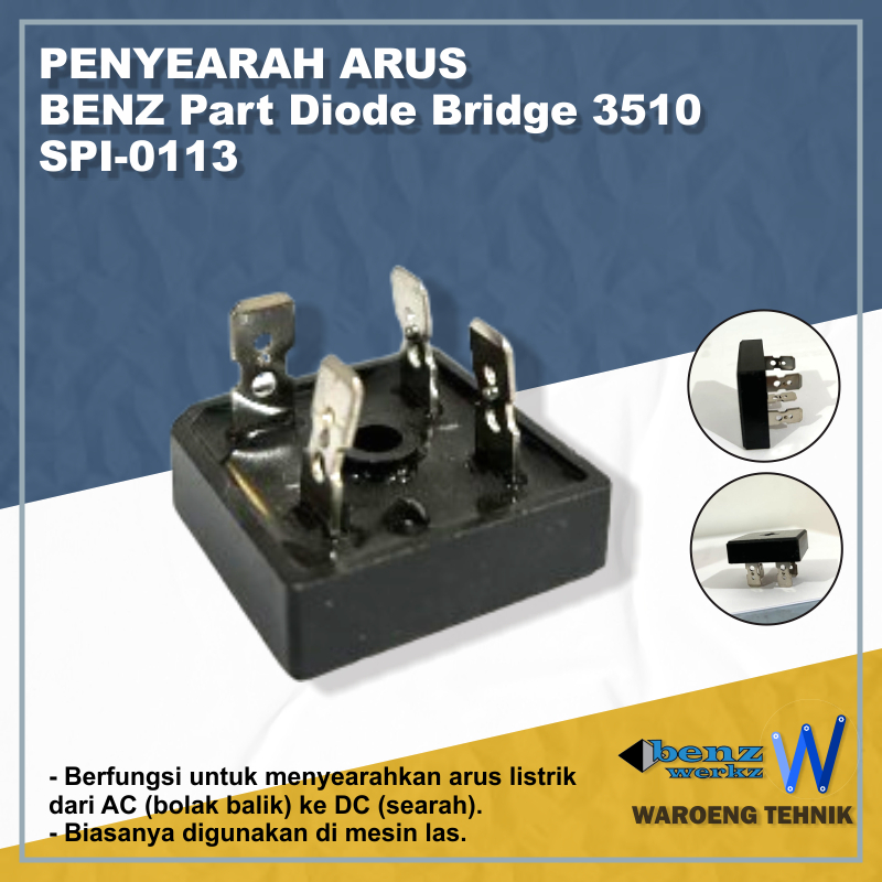 Penyearah Arus Mesin Las WSP0118 BENZ Part Diode Bridge 3510 SPI-0113