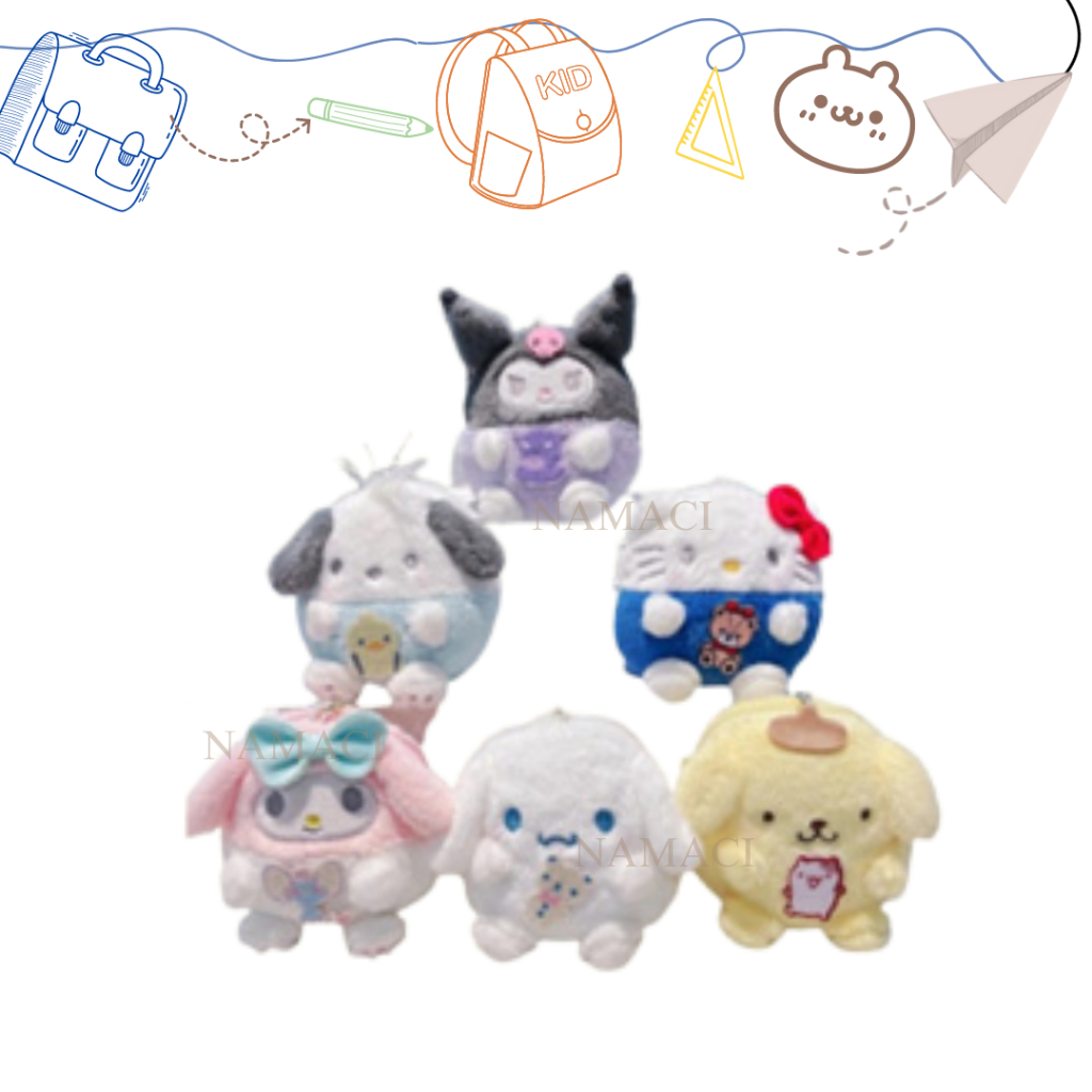 gantungan boneka lucu  gantungan SANRIO ORI china licensed dompet koin anak NAMACI