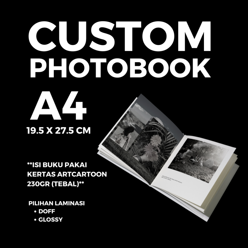 [A4 isi 230gsm] Cetak Yearbook Photobook Album - Yearbook - Hardcover Album Foto Murah Custom