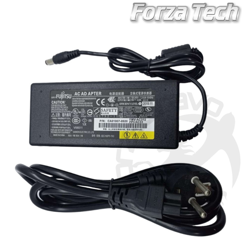 Adaptor Charger Fujitsu Lifebook T580 T730 T731 T732 T900 T901 T902 19V 4.22A 5.5*2.5MM ORIGINAL BER