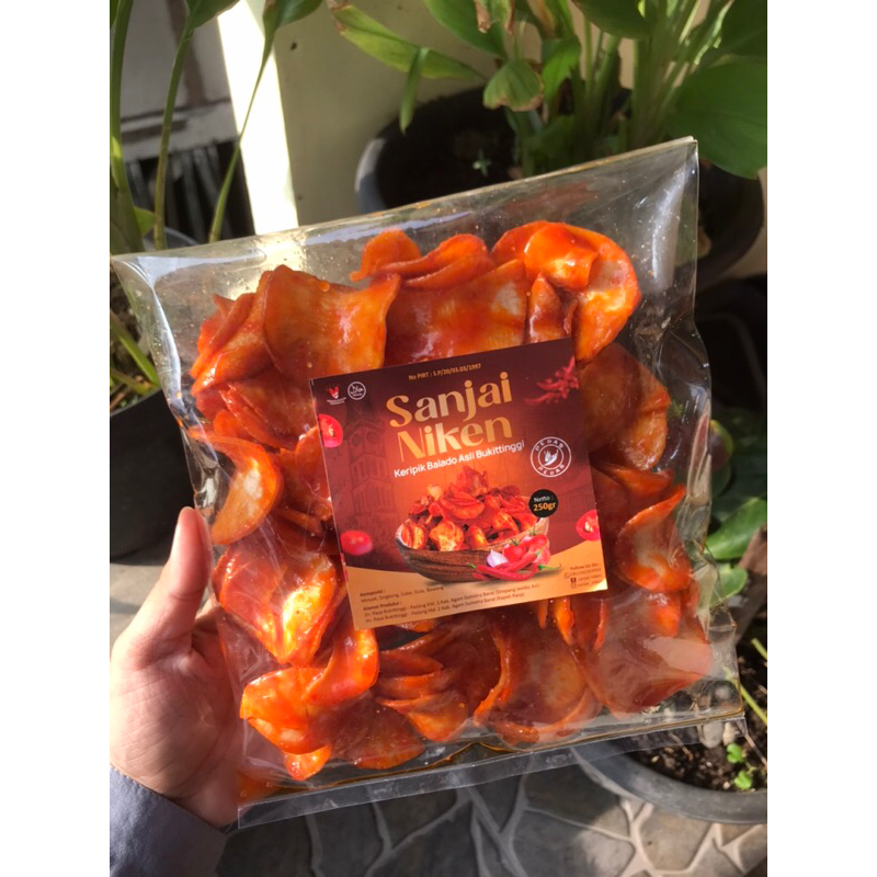 

Sanjai Balado Pedas 250 gr