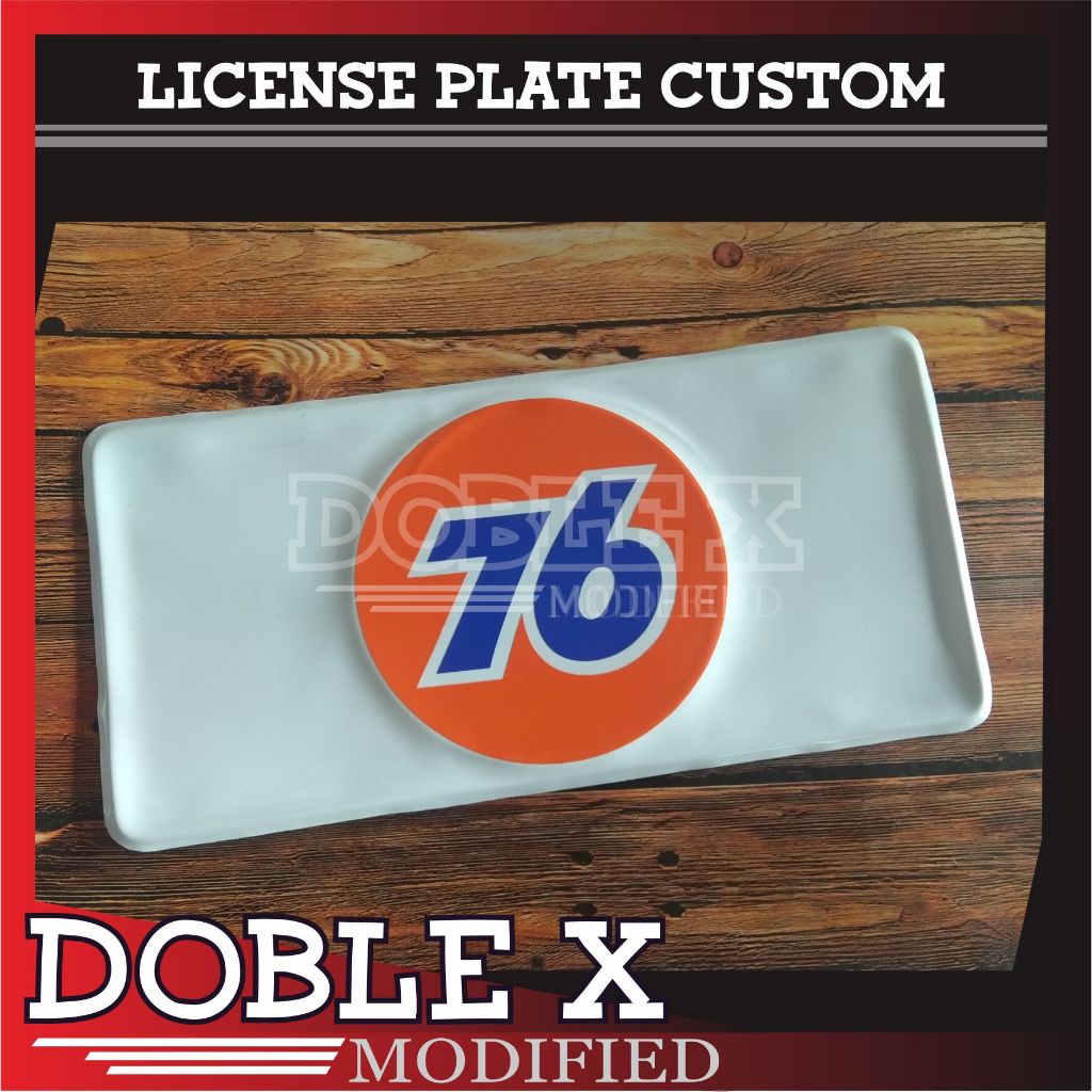 PLAT NOMOR VINTAGE UNION 76