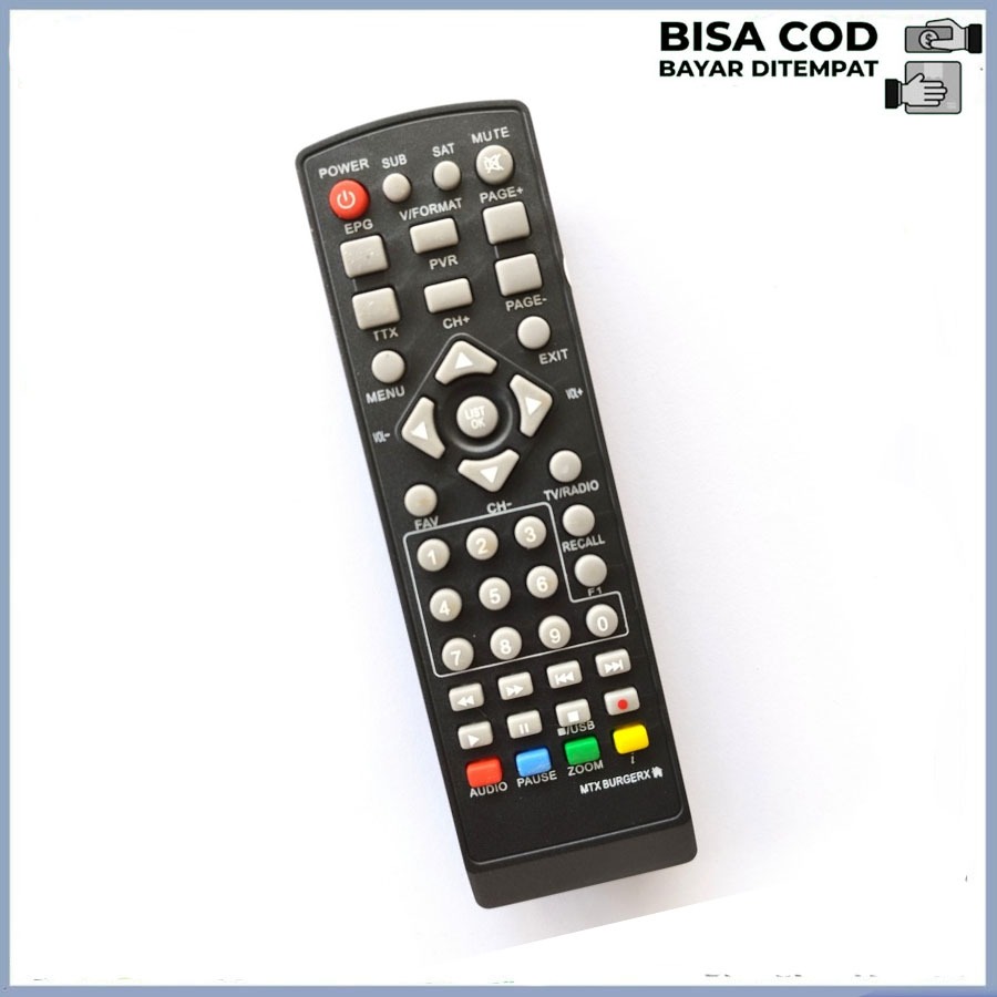 Remot STB MATRIX BURGER HIJAU - MATRIX GARUDA BIRU SET TOP BOX