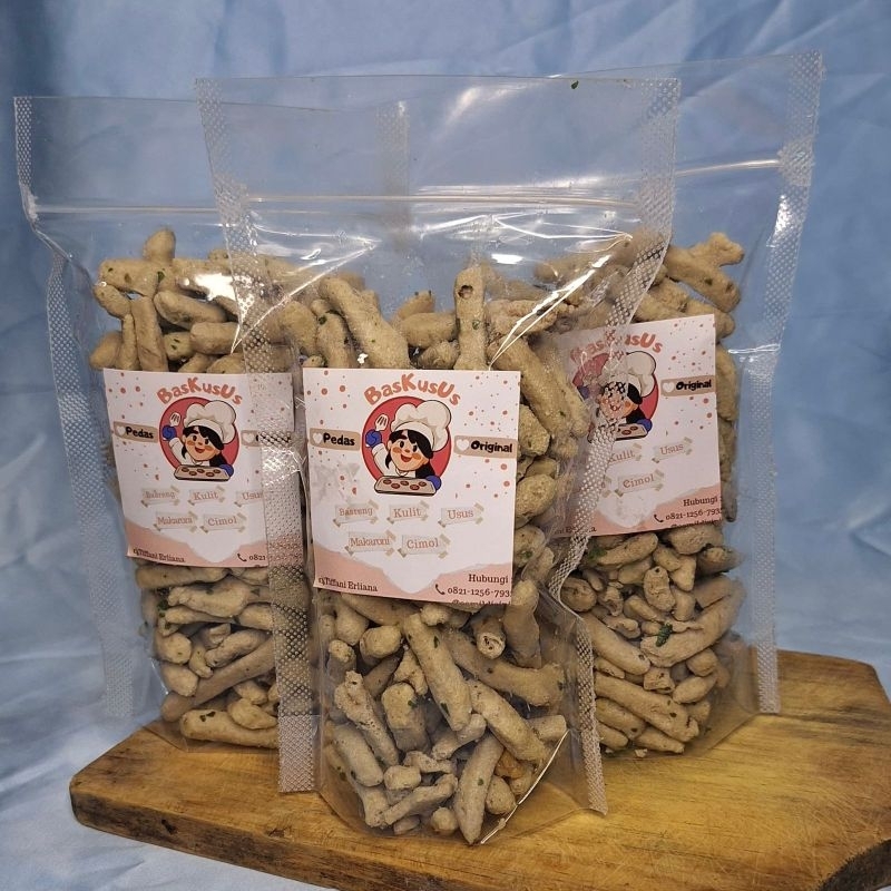 

Basreng Pedas (Basped) & Basreng Original (Basor) Daun Jeruk/125gram
