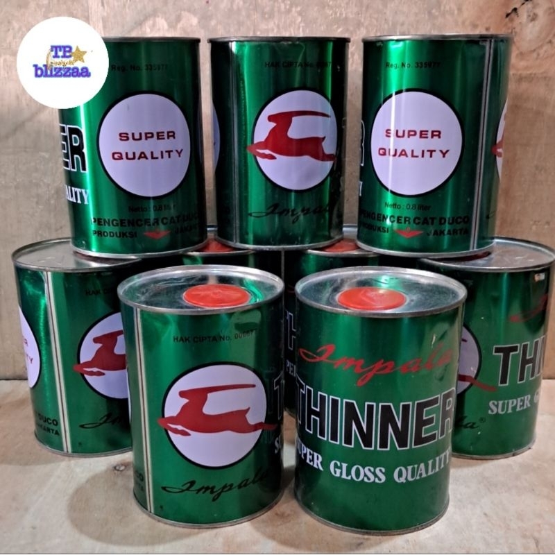 Thiner Impala 1liter Tiner High Gloss 1liter Thinner Impala Cobra 1ltr Thiner ND Tiner A Special 1L