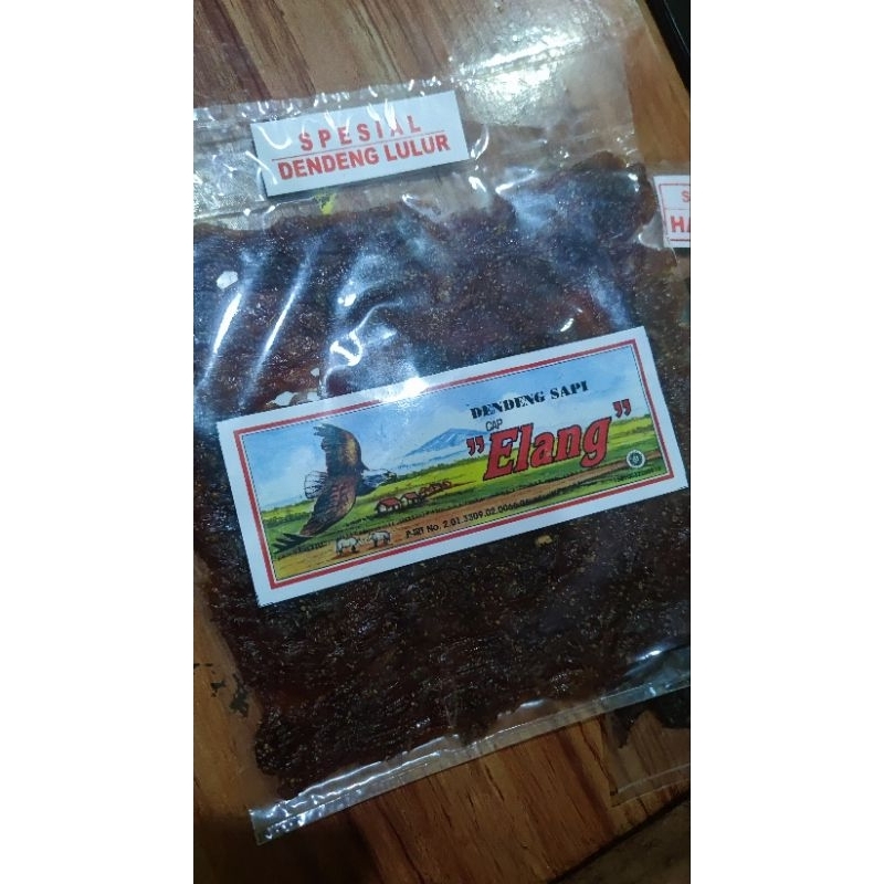 

Dendeng Sapi Spesial Lulur Cap Elang Kemasan 250gr Asli Boyolali