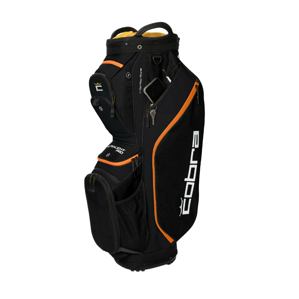 Tas Golf Bag Cobra ULTRALIGHT PRO Cart Bag - Black/Gold Fusion