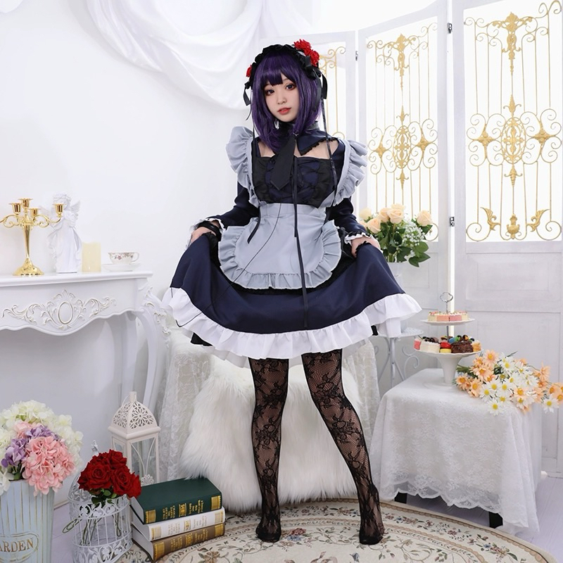 【Lolicos】Ready Shizuku Tan Cosplay Costume My Dress Up Darling Kitagawa Marin Kuroe Shizuku Tan Maid