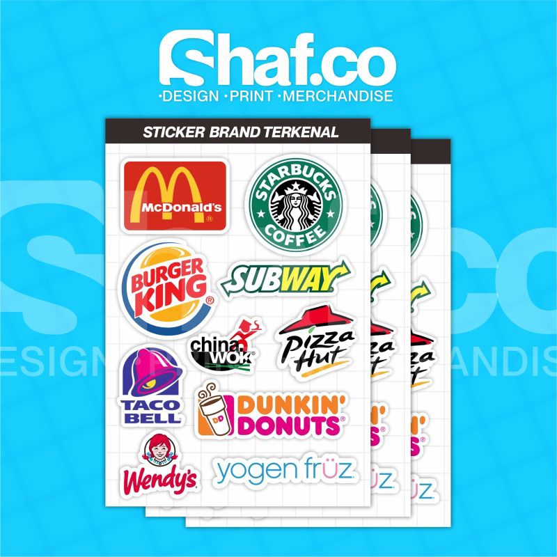 

STICKER PACK BRAND TERKENAL VIRAL KERENN