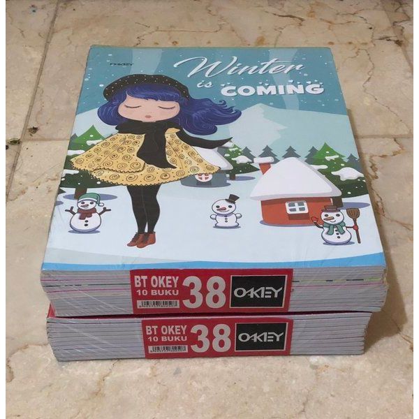 

(Isi 10 Buku) Buku Tulis OKEY Isi 38 Karakter Kartun Lucu Tebal Berkualitas Murah Grosir Peralatan Sekolah