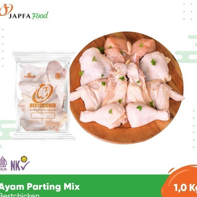 

FSASH SALE Bestchicken Daging Ayam Potongan Campur 1 Kg Cut Up 1 gr