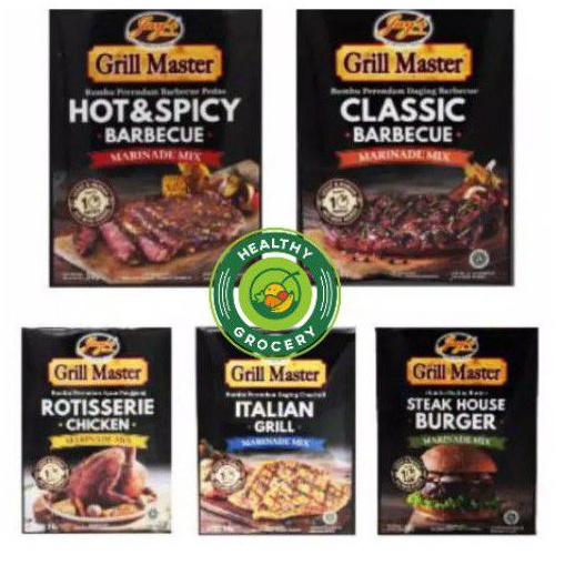 

Harga Promo Jays Jays Grill Master marinade mix Classic Barbecuehot spicy chiken italian steak burger Jay Jays