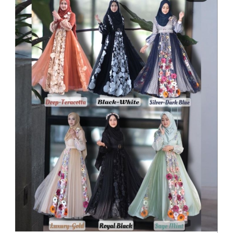 Fitri series gamis rudeya syar'i