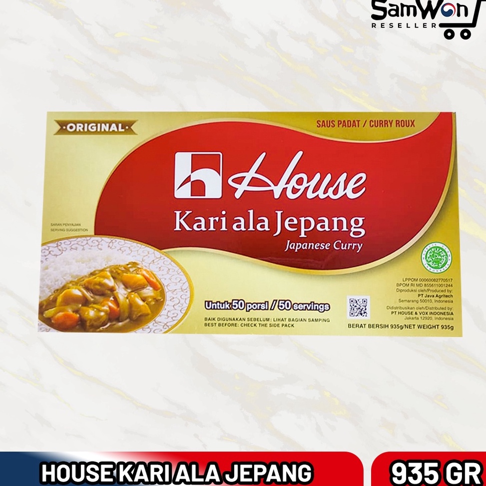 

Bestseller House Curry Bumbu Kari Saos Paste JEPANG 1kg Bisa untuk 5 porsi