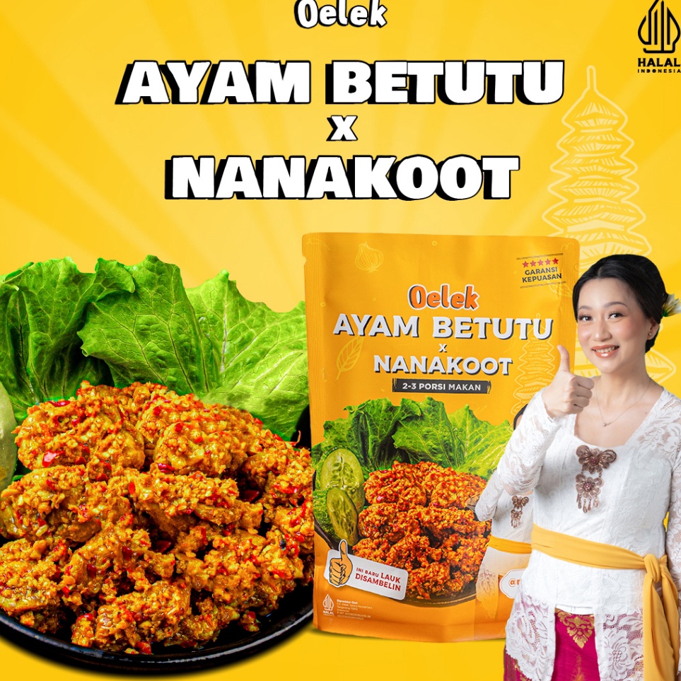 

Dijual Oelek Ayam Betutu x Nanakoot Lauk Ayam Betutu Lauk Siap Saji