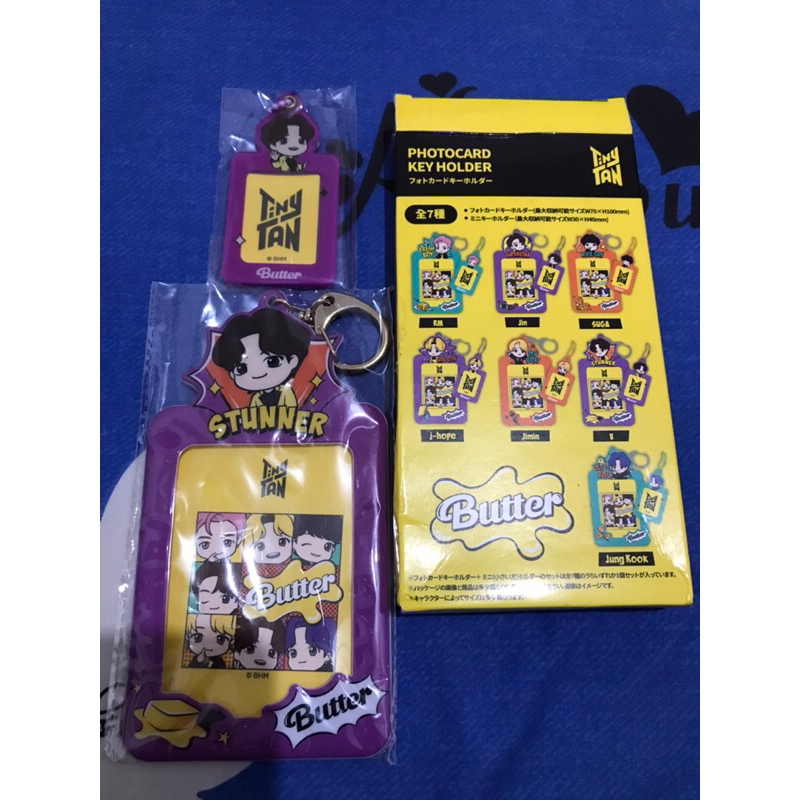 OFFICIAL BTS V TINY TAN BUTTER CARDHOLDER PHOTOCARD KEY HOLDER SET JAPAN CAHOL