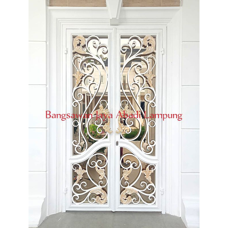 ornamen pintu teralis full alumunium set