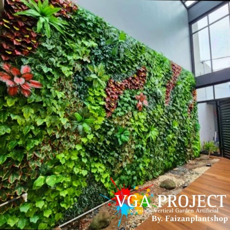 pembuatan vertical garden artificial vertical garden sintetis