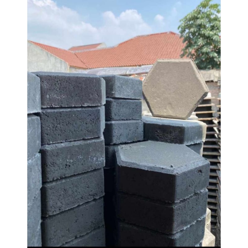 paving block hexagonal/ conblock/ paving segi enam/ paving hexagonal