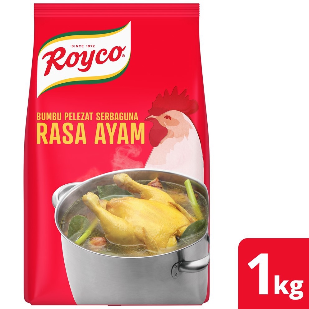 

Promo Terbatas Royco Bumbu Penyedap Rasa Ayam Pouch 1Kg
