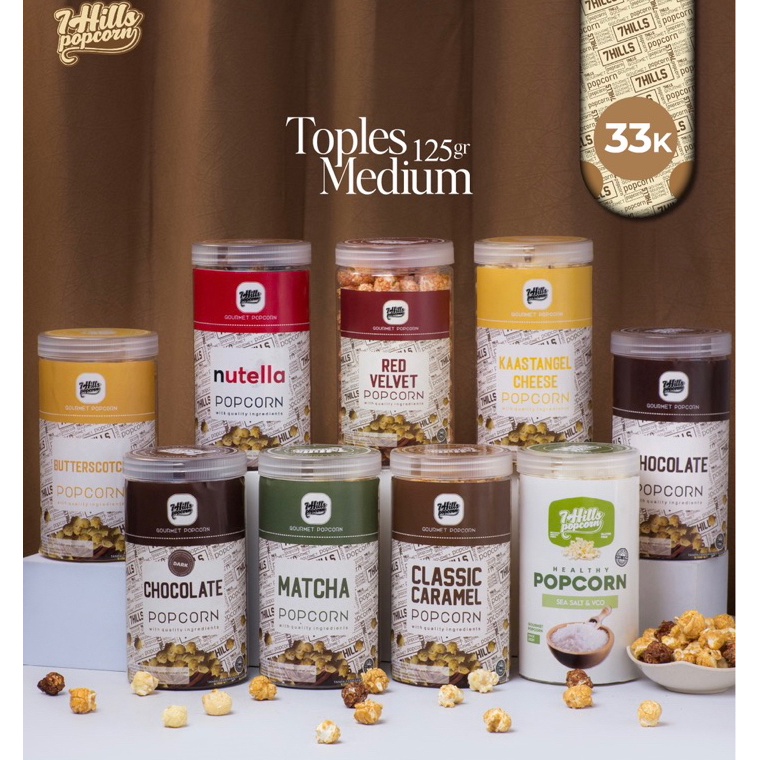 

Hot Sale 7Hills Popcorn Toples Medium 125gr