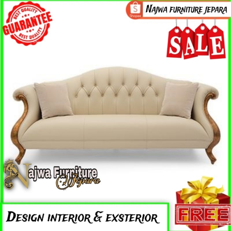 SOFA TAMU PREMIUM SOFA TAMU CLASIC MODERN SOFA MEWAH