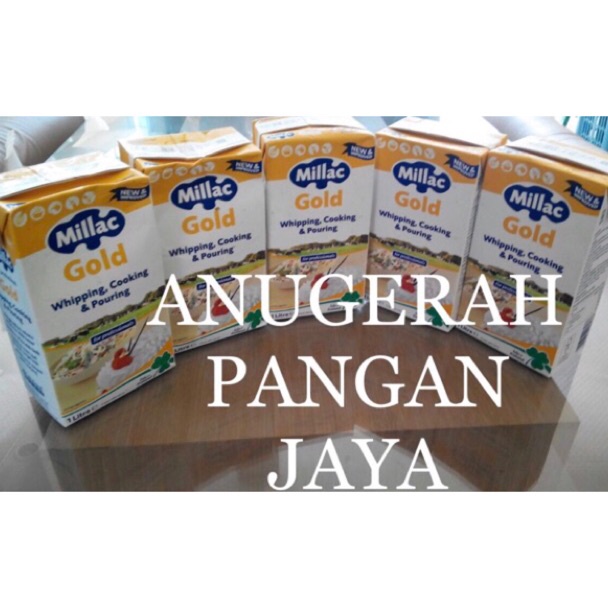 

Langsung pesan MILLAC GOLD whip whipping cream 1kg