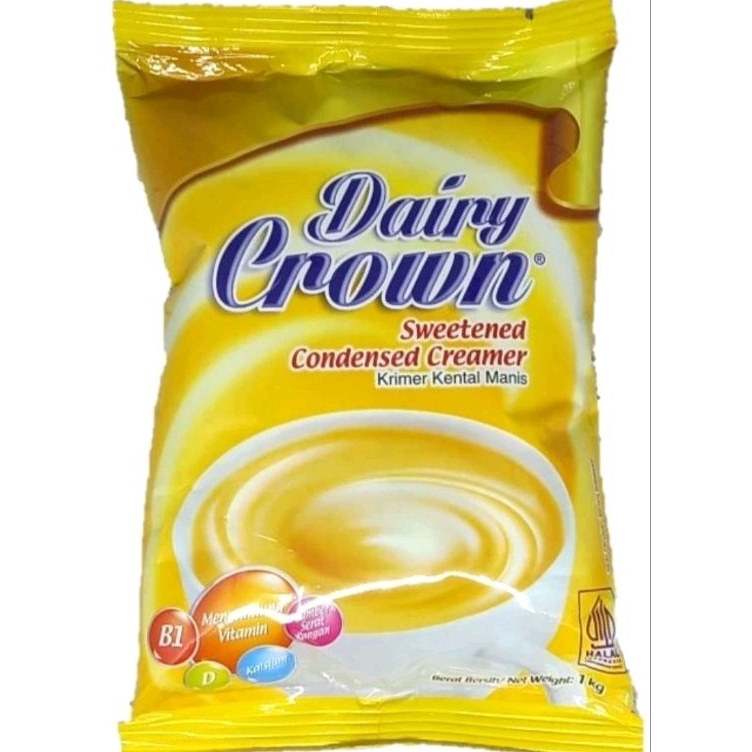 

Dikirim secepatnya Dairy Crown 1kg Susu Krimer Kental Manis 1kg Dairy Crown