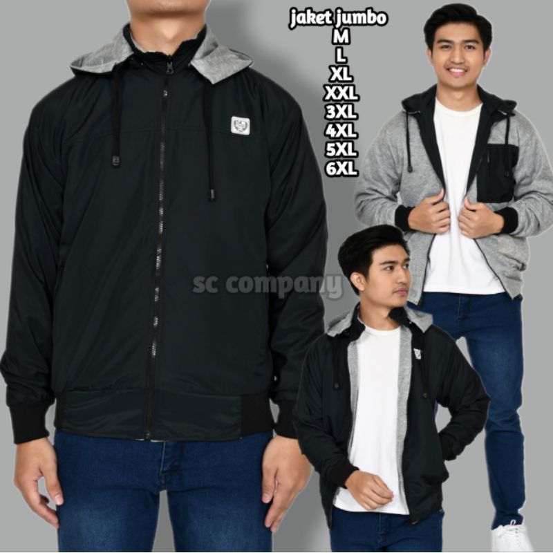 BEST SELLER JAKET BOLAK BALIK JUMBO JAKET JUMBO JAKET GENDUT JAKET BESAR PRIA WANITA TERBARU 2023 M 