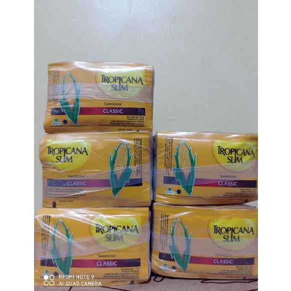 

Terkini Grosir GULA TROPICANA SLIM SWEETENER CLASSIC 5Pcs